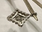 14K White Gold REAL DIAMOND STAR PENDANT VINTAGE Tested NOT SCRAP 1.45gr — photo 8