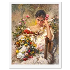 Royo, "Recuerdo" Limited Edition Printer's Proof Serigraph (36" x 28.5"), Number
