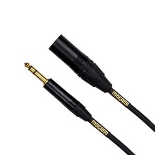 Mogami GOLD TRS-XLRM-06 Balanced Audio Adapter Cable, 1/4" TRS Male Plug to X...