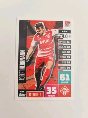 Match Attax Bundesliga Extra 20/21 Herrmann 693 Würzburger Kickers
