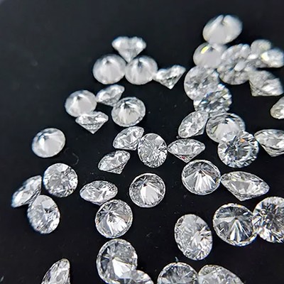 1.50 mm GHI Color VVS1 Lab Grown Round Cut 5 Pcs Certified Loose CVD Diamonds