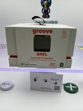 ONN Small Wi-Fi Speaker with Bluetooth Wireless Technology IP67