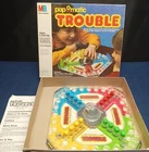 Vintage 1986 Pop O Matic TROUBLE Board Game Milton Bradley Complete Family Game