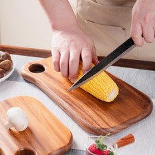Wooden Board for Chopping, Serving Pizza And Cheese, Small Tray for Meat And