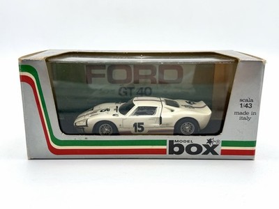 Model Box 1:43 Scale Diecast Model Car - Ford GT 40   #15   Le Mans 66
