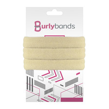 Large Hair Ties for Thick Heavy or Curly Hair. No Slip No Damage Blonde 3 Pcs