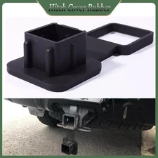 2" Trailer Hitch Receiver Cover Plug Rubber Tow Tube Cap Protector For BMW X5