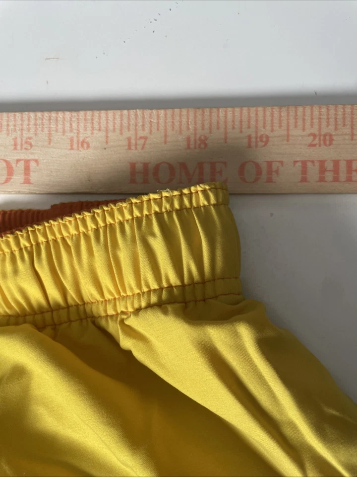 Wave Zone Board Shorts Surf Swim Swimwear  Trunks Men’s XL Yellow Mesh Lined - Image 4 of 4