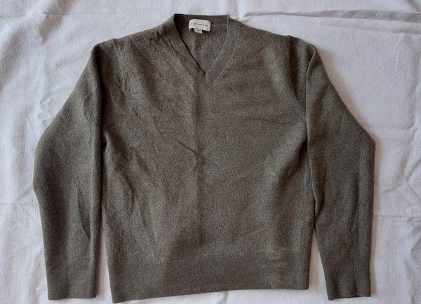 Women Club Monaco Sweater Grey Wool 34