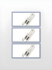 3X25W WESTINGHOUSE 916 STOVE OVEN HAL LAMP LIGHT BULB GLOBE WFE916SA 943000895