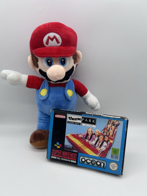 SUPER NINTENDO SNES Theme Park OVP CIB  