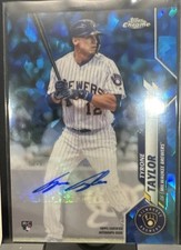 2020 Topps Chrome Update Series Sapphire - Auto Tyrone Taylor #RA-TT (AU, RC)