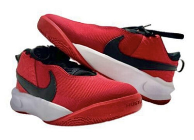 Nike TEAM HUSTLE D 10 Big Kids BOYS UNISEX 7Y Red FAST SHIPPING!