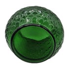 E. O. Brody Green Glass "Fish" Bowl. Made in Cleveland Ohio, U.S.A.  — photo 2
