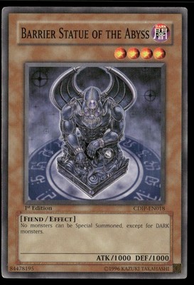 yugioh statue cards It's time to duel with these epic Yu-Gi-Oh! statues! If a card is Special Summoned from your Spell Barrier Statue | Yu-Gi-Oh! Wiki