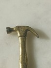 Rare Lifelike ANTIQUE CRC Stamped Brass Miniature Salesman Hammer Tool Pendant — photo 5