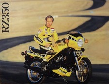 1984 Yamaha RZ350N 4-page brochure-Vintage NOS Original Kenny Roberts RZ 350