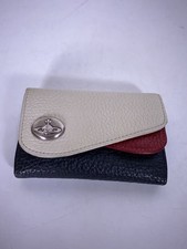 Vivienne Westwood Multicolor Leather Key Case with Double Flap Card Holder