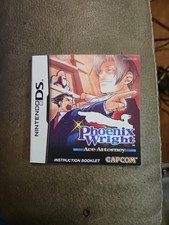  Manual Only Phoenix Wright Ace Attorney - Nintendo DS