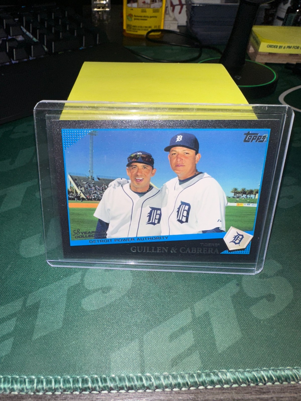2009 Topps Classic Combos Checklist Miguel Cabrera, Carlos Guillen #434 Black/58