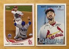 Matt Carpenter Lot Of 2 Topps Mixed Brands St. Louis Cardinals NM-MT
