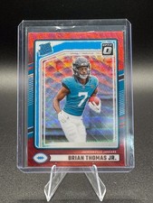 2024 Panini Donruss - Rated Rookie Brian Thomas Jr. #313 Optic Preview Red Wave
