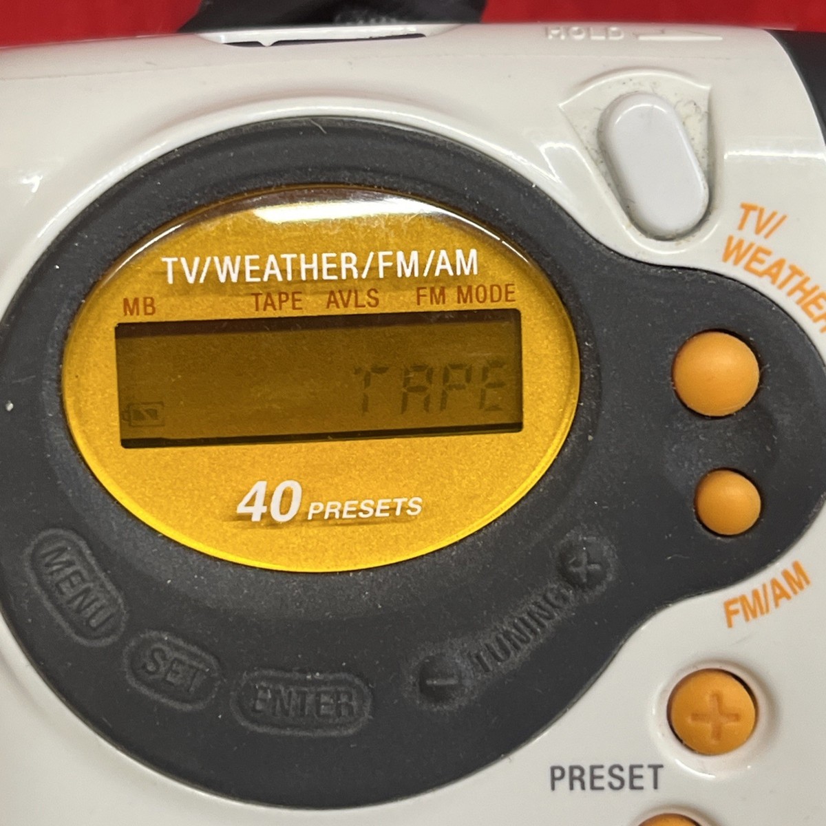 SONY MODEL WM-FS555 SPORTS WALKMAN AM/FM RADIO CASSETTE PLAYER (p7