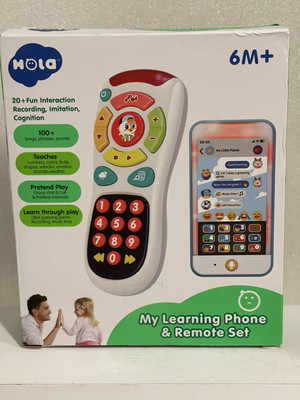 My Baby Remote Control Toy 6 Mo & Up 20 Learning Buttons Music Lights BPA Free