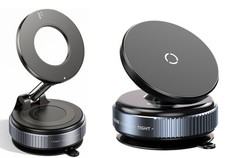 360  Adjustable Magnetic Vacuum Suction Cup Retractable Car Phone Holder Mount