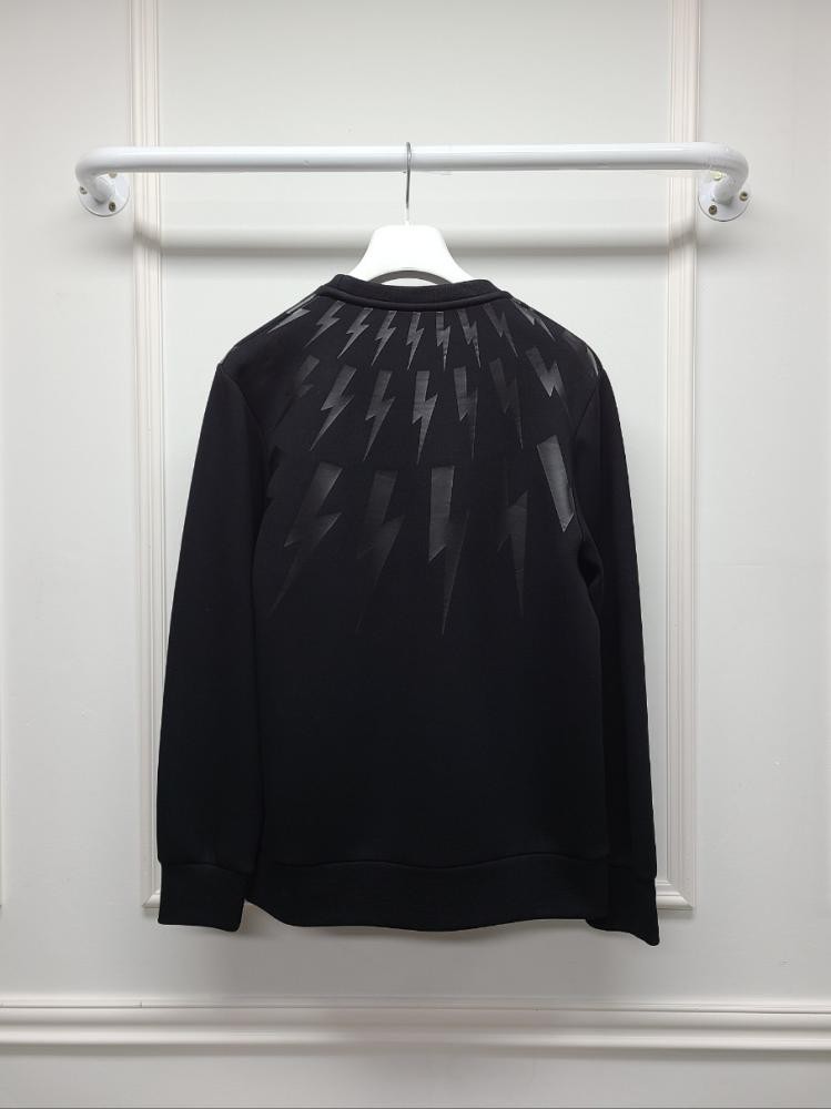 Neil Barrett Black Thunder Neoprene Sweatshirt 12345