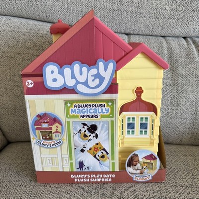 Bluey Playdate Plüsch Suprise Sortiment Haus & Plüsch Spielset - Neu