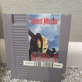 Sword Master NES In Rental Case - Super Rare (Nintendo Entertainment System)