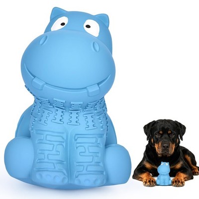 Tough Squeaky Dog Toys for Aggressive Chewers - Durable Natural Latex Rubber ...