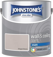 Johnstone's  2.5L  Walls Ceiling Paint  Matt Silk Soft Sheen Emulsion Finish New
