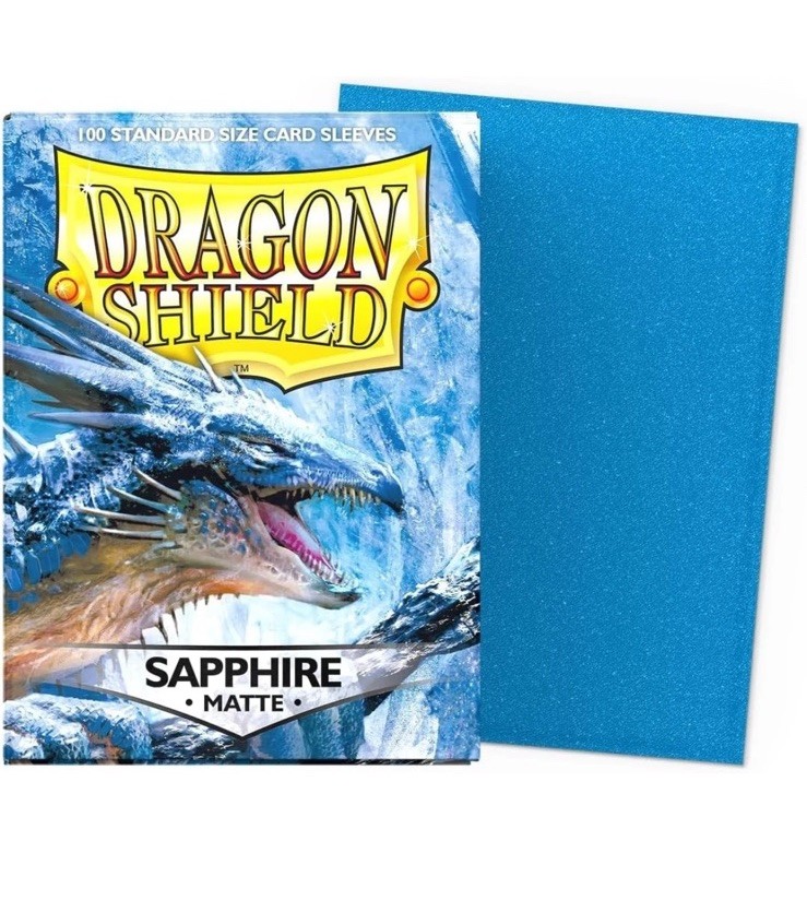 Dragon Shield Standard Matte Card Sleeves (Pack of 100) - Choose Color