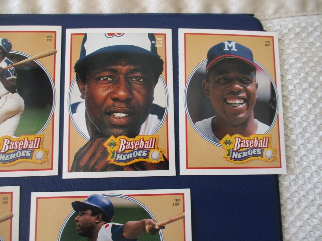 1991 Upper Deck Baseball Heroes Hank Aaron 10 Card Set #19-27