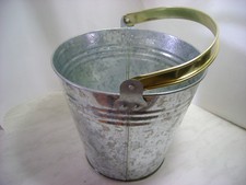 SECCHIELLO/SECCHIO IN METALLO DECOPAGE/ARREDO/GIARDINO TIPO 2 GRANDE