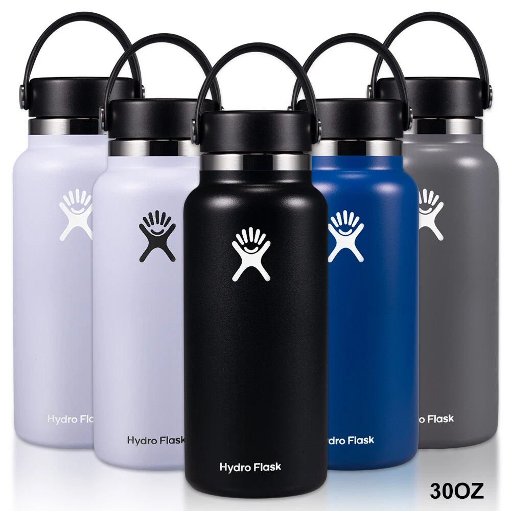 Hydro Flask Wide-Mouth Vacuum Water Bottle with Flex Straw Cap - 32 fl. oz.