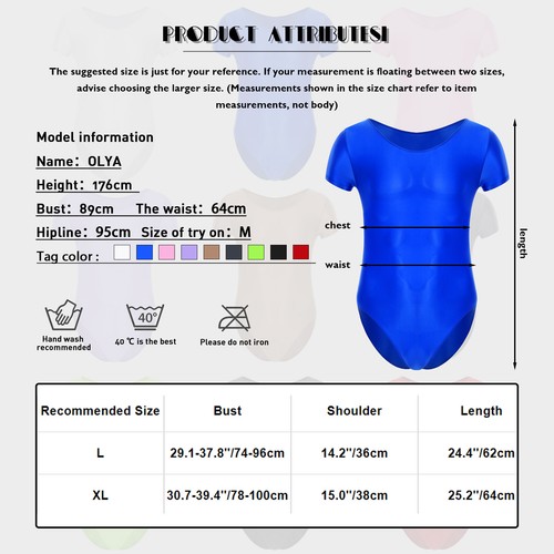 Hombres Sissy Body Lencería Manga Corta Gimnasia Leotardo Mono Ropa Deportiva - Imagen 62 de 203