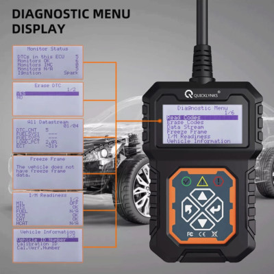 QUICKLYNKS T31 Auto Diagnosegerät KFZ OBD2 Scanner Fehlerauslesegerät Codeleser