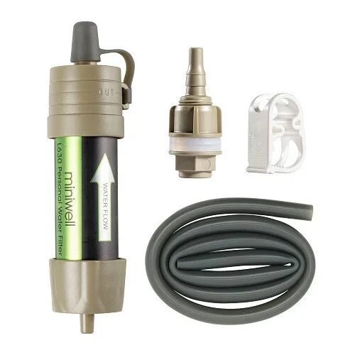 Portable Camping Water Filter System Filtration Capacity for Outdoor Emergency
