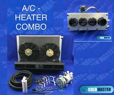 Coldmaster Ac-kit Universal Under Dash Evaporator 223 Black -heater Combo 2a-v