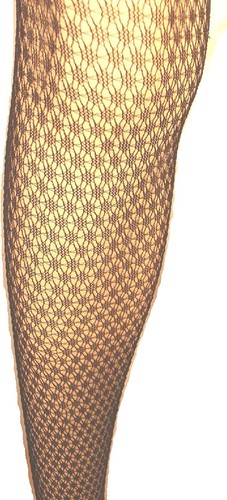 NEU Netzstrümpfe Overknee Fishnet-stockings halterlos XXL-Länge für 35-46 schwar - Bild 3 von 3