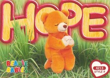 Hope the Praying Bear #96 1999 Ty Beanie Babies III