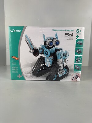 Coplus 5 in 1 STEM Robot Building Kit, App & Remote Control Cars Building Toy...