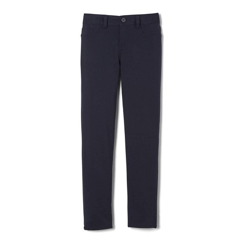 French Toast Girls' Big Stretch Skinny 2 Pack Adjustable Waist Knit Pant C22 - Picture 2 of 5
