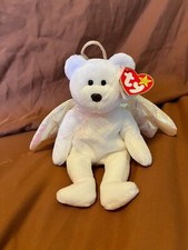 Ty Beanie Babies Halo the Angel Bear Toy 1998