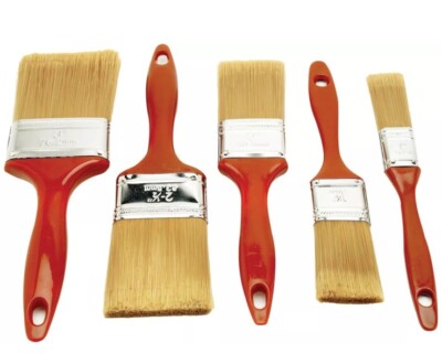 Performance Tool 20195 5 pc Polyester Paint Brush Set