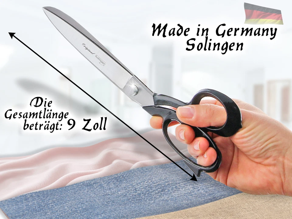 Tailor scissors Solingen professional fabric scissors textile scissors stainless made in Germany - Image 2 of 4