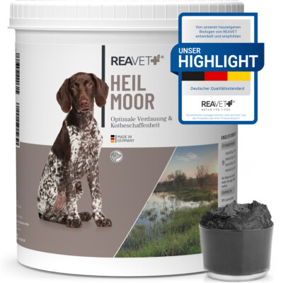 REAVET Heilmoor für Hunde 1,3kg Verbessert die Kotbeschaffenheit, Verdauung